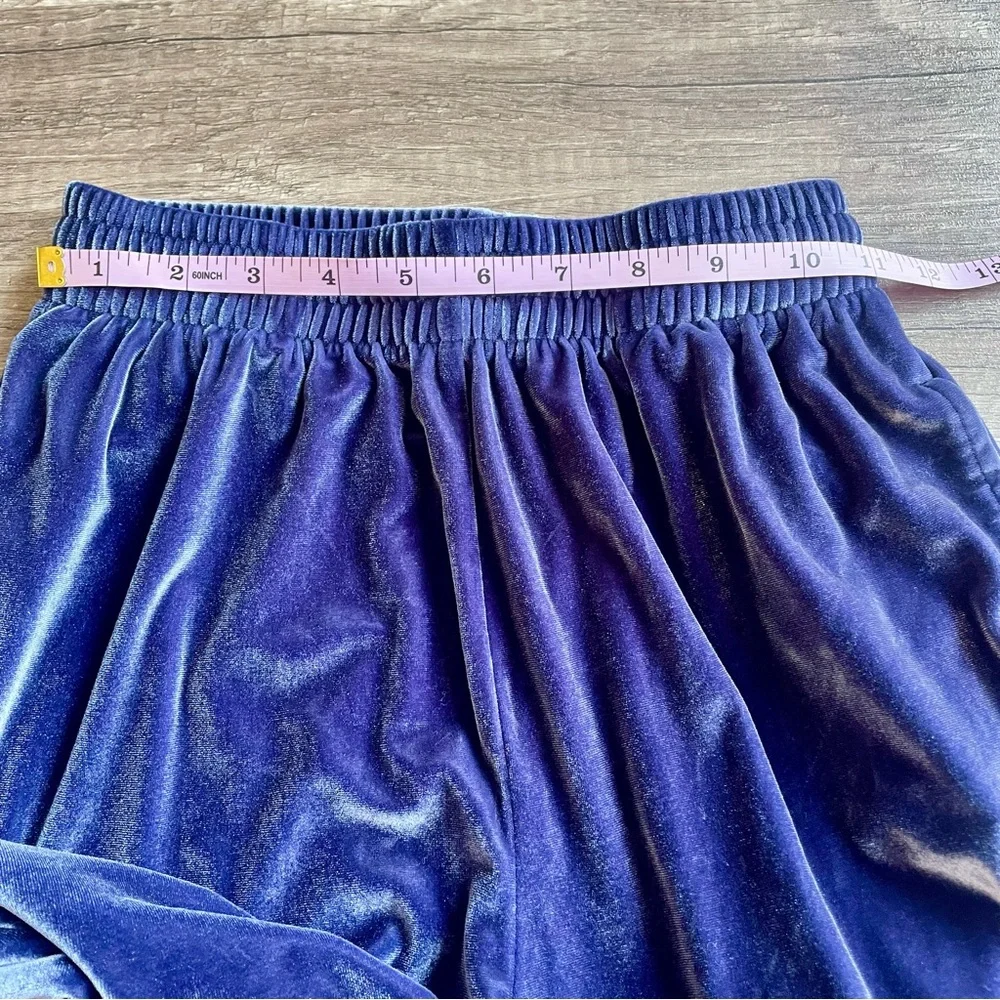 PINK Victoria’s Secret Purple-Blue Velour Lounge Pants XS X-Small